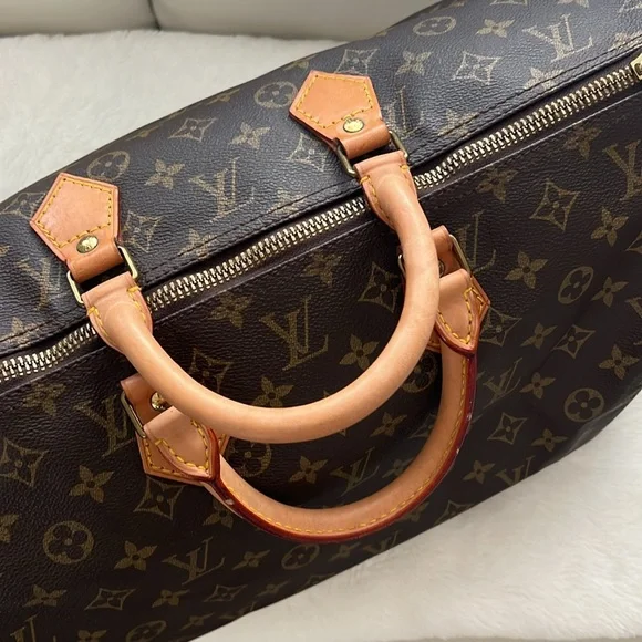 Authentic Louis Vuitton Monogram Speedy 40 Handbag with lock and key - Picture 2 of 12